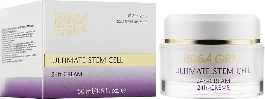 Крем со стволовыми клетками альпийской розы - Rosa Graf Ultimate Stem Cell 24h Cream — фото N2