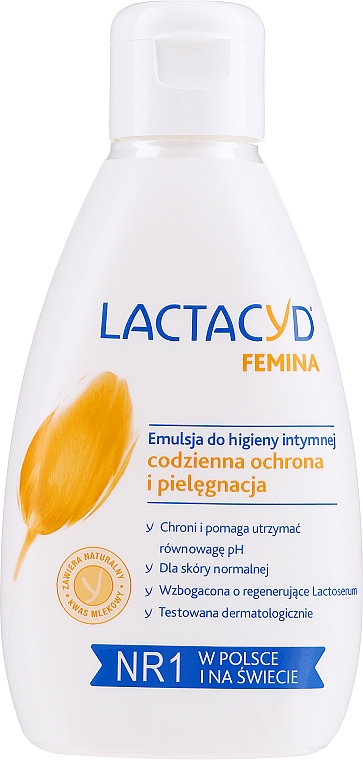 Средство для интимной гигиены, без дозатора - Lactacyd Femina Intimate Wash (без коробки)