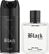Jean Marc X Black - Набір (deo/spray/150ml + a/sh/lot/100ml) — фото N2