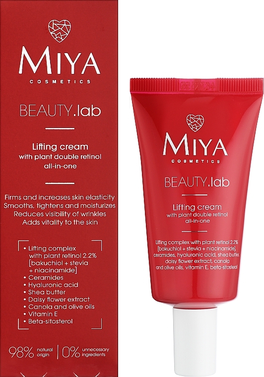 Крем-лифтинг для лица с растительным ретинолом - Miya Cosmetics Beauty Lab — фото N2