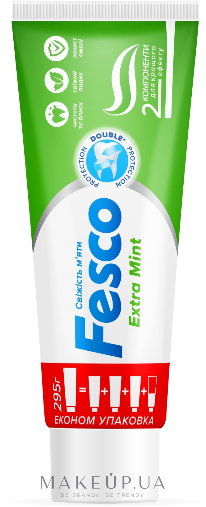 Зубная паста "Свежесть мяты" - Fesco Extra Mint — фото 250ml