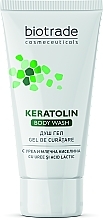 Гель для душу з сечовиною для сухої і надчутливої шкіри у тревел форматі - Biotrade Keratolin Body Wash (міні) — фото N1