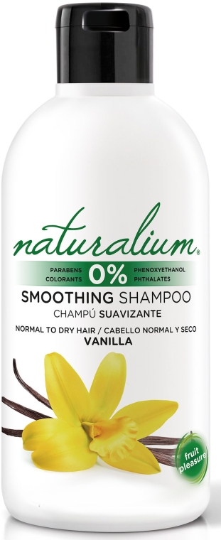 Розгладжувальний шампунь - Naturalium Vainilla Smoothing Shampoo — фото N1