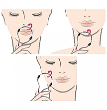 Механический эпилятор для лица, розовый - Beter Facial Hair Remover — фото N2