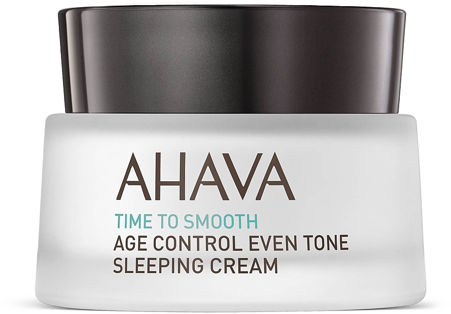 Нічний відновлюючий крем, вирівнюючий тон шкіри - Ahava Age Control Even Tone Sleeping Cream * — фото N1