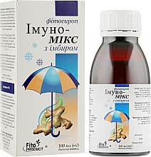 Фитосироп "Иммуно-Микс с имбирем" - Fito Product  — фото N2