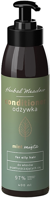 Кондиционер для жирных волос "Мята" - HiSkin Herbal Meadow Conditioner Mint — фото N1