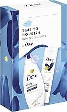 Духи, Парфюмерия, косметика Набор - Dove Time To Nourish Set (sh/gel/250ml + b/lot/250ml)