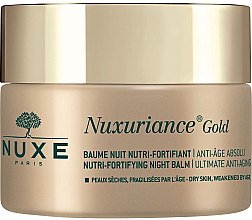Нічний живильний бальзам - Nuxe Nuxuriance Gold Nutri-Fortifying Night Balm — фото N1