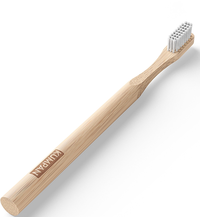 Зубна щітка бамбукова, AS02, м'яка, в коробці - Kumpan Bamboo Soft Toothbrush — фото N3