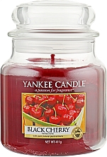 Ароматическая свеча "Черешня" в банке - Yankee Candle Black Cherry — фото N3