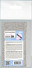 Набор сменных файлов для прямой пилки на деревянной основе, 180 грит, 30 шт. - Staleks Pro Smart 20 Soft Foam Layer — фото N1