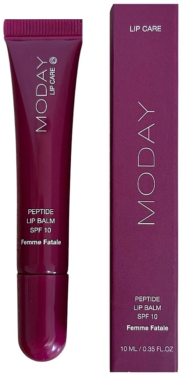 Бальзам для губ на основі пептидних комплексів - Moday Femme Fatale Peptide Lip Balm — фото N1