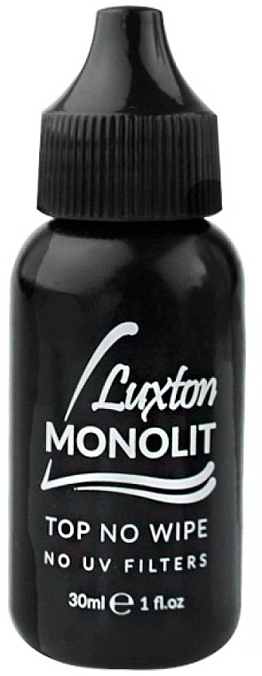 Топ для гель-лака без липкого слоя - Luxton Monolit Top No-Wipe No UF — фото N3