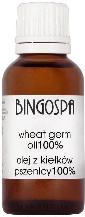 Масло зародышей пшеницы - BingoSpa Wheat Germ Oil 100% — фото 30ml