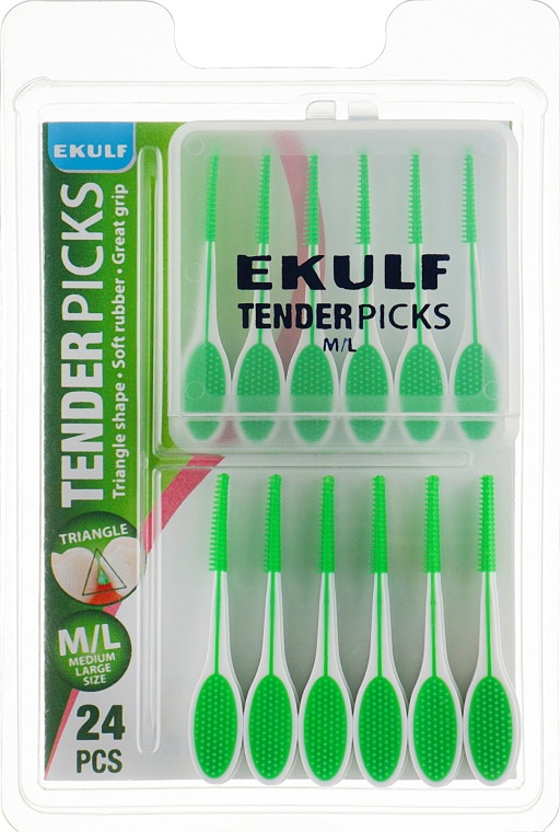 Зубочистки силиконовые - Ekulf Tender Picks M/L — фото N1