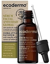 Парфумерія, косметика Сироватка для обличчя - Ecoderma Global Anti-Aging Face Serum