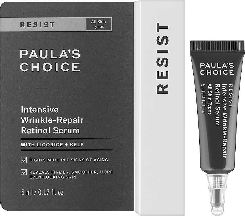 Сироватка проти зморшок з ретинолом - Paula's Choice Resist Intensive Serum Travel Size — фото N2