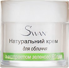 Крем для обличчя з екстрактом зеленого яблука - Swan Face Cream — фото N2