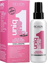 Духи, Парфюмерия, косметика УЦЕНКА Маска-спрей для волос - Revlon Professional Uniq One All in one Hair Treatment Lotus Flower 10 Real Benefits *