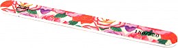 Духи, Парфюмерия, косметика Пилка для ногтей узкая цветная, розы 180/220, 03-013B - Zauber