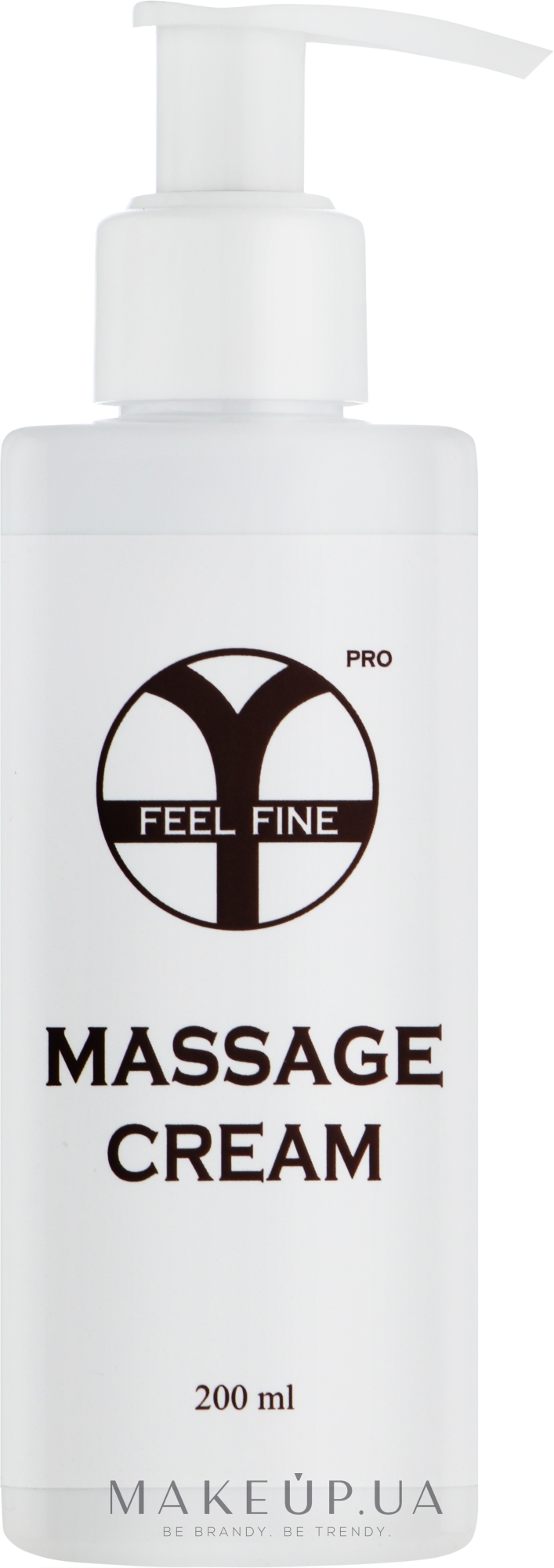 Масажний крем для тіла - Feel Fine Massage Cream — фото 200ml