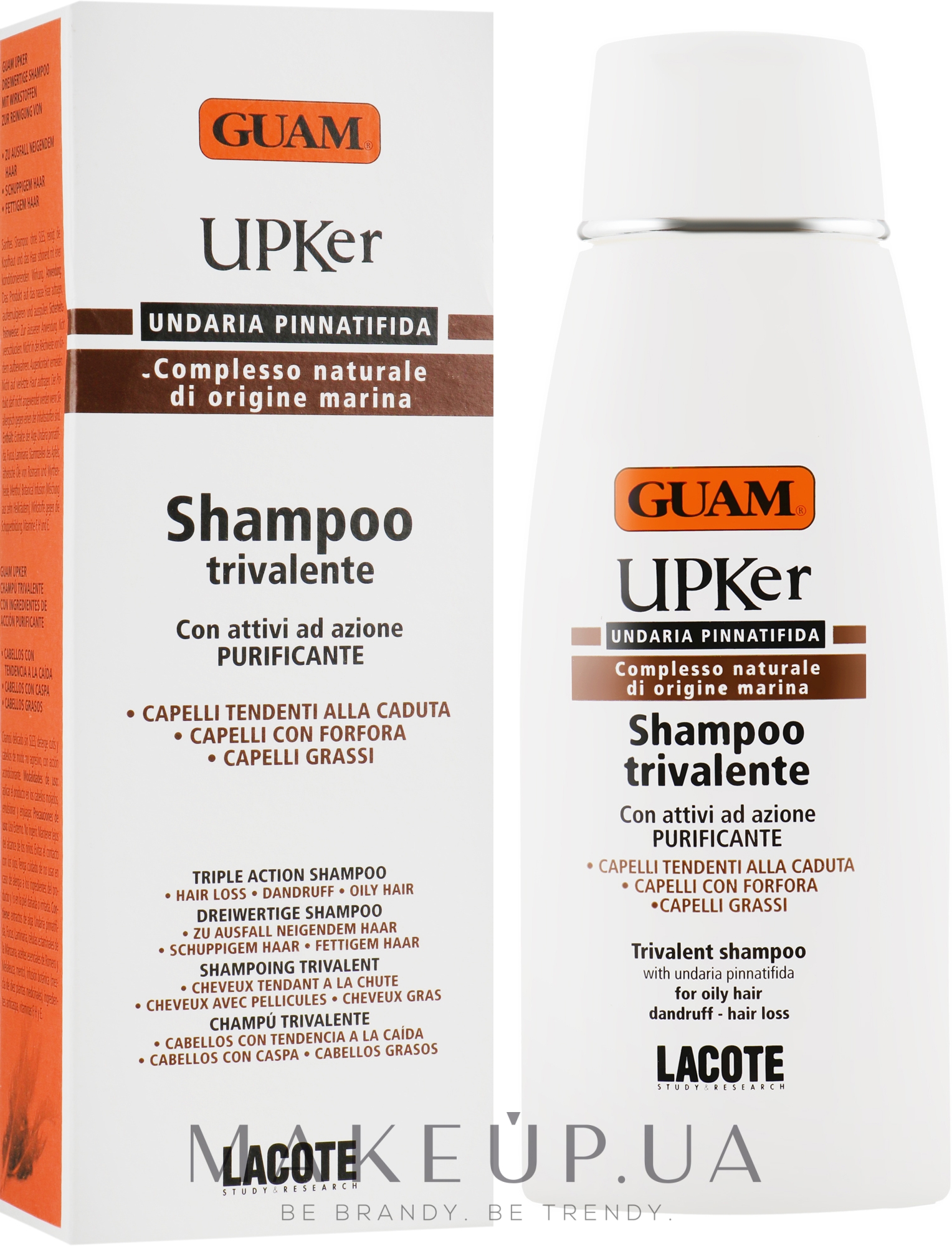 Шампунь для волосся - Guam UPKer Triple Action Shampoo — фото 200ml
