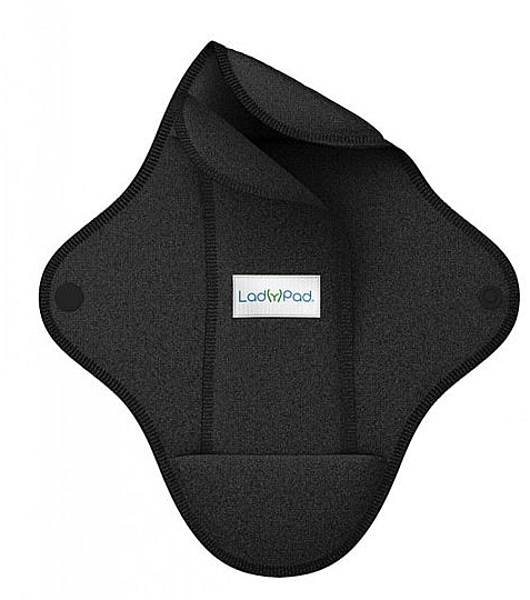 Багаторазова прокладка, розмір L, чорна - LadyPad — фото N1