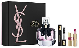 Духи, Парфюмерия, косметика Yves Saint Laurent Mon Paris - Набор (edp/50 ml + lipstick + mascara)