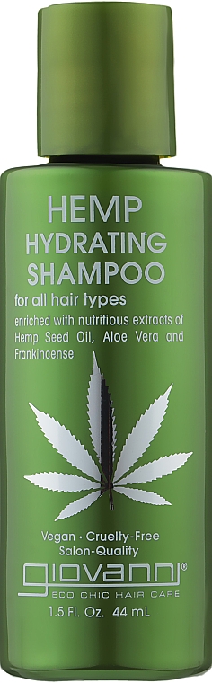 Зволожувальний шампунь з коноплями - Giovanni Hemp Hydrating Shampoo (міні) — фото N1