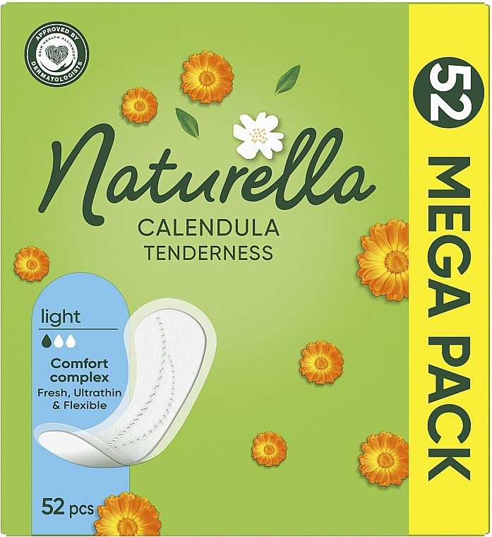 Ежедневные гигиенические прокладки "Мягкость календулы", 52шт - Naturella Calendula Tenderness Light — фото N2