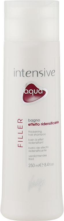 Шампунь для уплотнения волос - Vitality's Intensive Aqua Filler Shampoo — фото N1