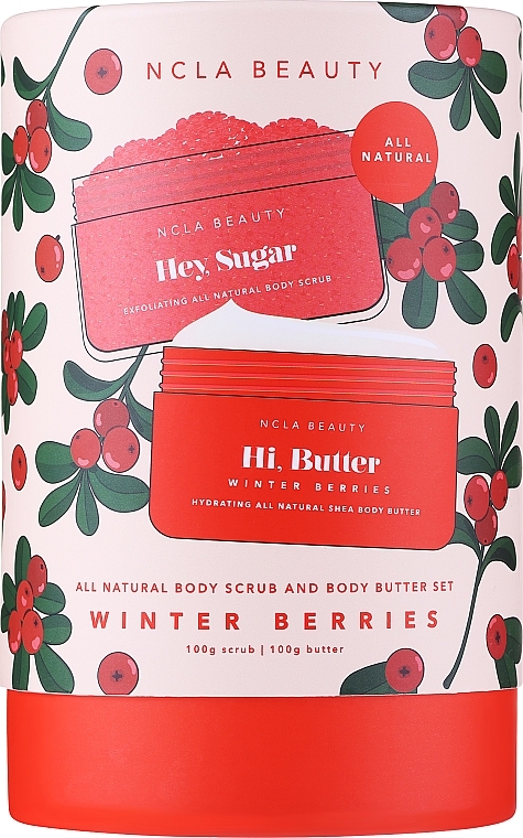 Набір - NCLA Beauty Winter Berries (b/butter/100ml + b/scr/100ml) — фото N1