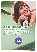 ПОДАРУНОК! Лосьйон для тіла + листівка - NIVEA Naturally Good Body Lotion — фото N1
