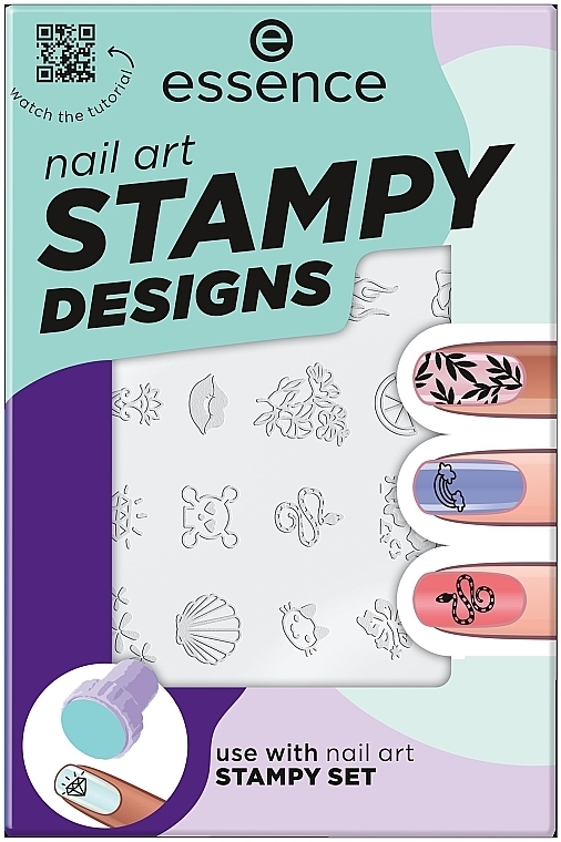 Пластина для стемпінгу - Essence Nail Art Stampy Designs — фото N1