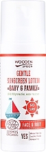 Парфумерія, косметика Сонцезахисний лосьйон - Wooden Spoon Organic Sunscreen Lotion Baby & Family SPF 50