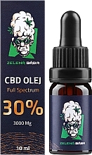 Конопляное масло полного спектра 30% - Zelena Baba CBD 30% Full Spectrum 30% 3000Mg — фото N2