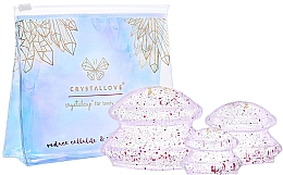 Силиконовые чашки для массажа тела - Crystallove Crystal Body Cupping Set — фото N1