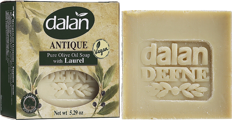 Твердое мыло с оливковым маслом - Dalan Antique Daphne soap with Olive Oil 100%  — фото N3