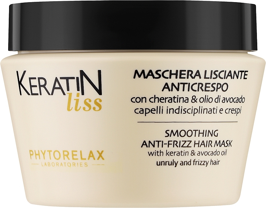 Маска для розгладження волосся - Phytorelax Laboratories Keratin Liss Smoothing Anti-Frizz Hair Mask