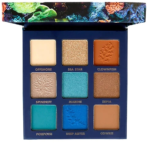 Barry M Wildlife Ocean Eyeshadow Charity Palette - Палетка тіней для повік — фото N1