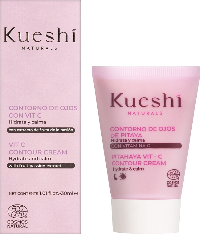 Крем для кожи вокруг глаз "Питахайя" - Kueshi Pitahaya Vit-C Contour Cream — фото N2