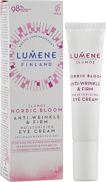 Крем для кожи вокруг глаз - Lumene Lumo Nordic Bloom Anti-Wrinkle & Firm Eye Cream — фото N2