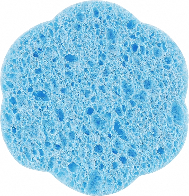 Спонж для умивання, 01355, із целюлози, блакитний - Pollie Make-Up Removal Sponge