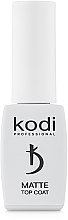 Матове верхнє покриття - Kodi Professional Matte Top Coat Velour — фото N1