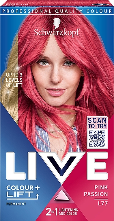 Перманентная краска для волос - Schwarzkopf Love Color + Lift