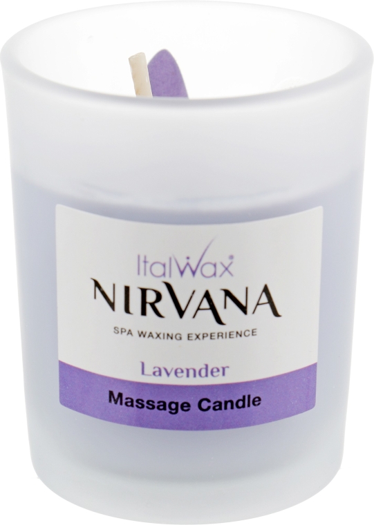 Набор "Лаванда" - ItalWax Nirvana (wax/1000g + oil/250ml + candle/50ml) — фото N4