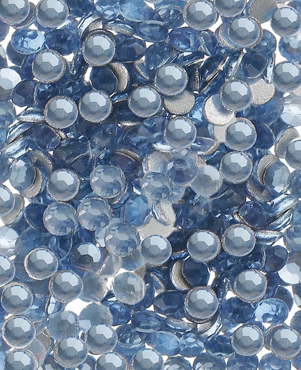 Декоративні кристали для нігтів "Light Sapphire", розмір SS 03, 200 шт. - Kodi Professional — фото N1