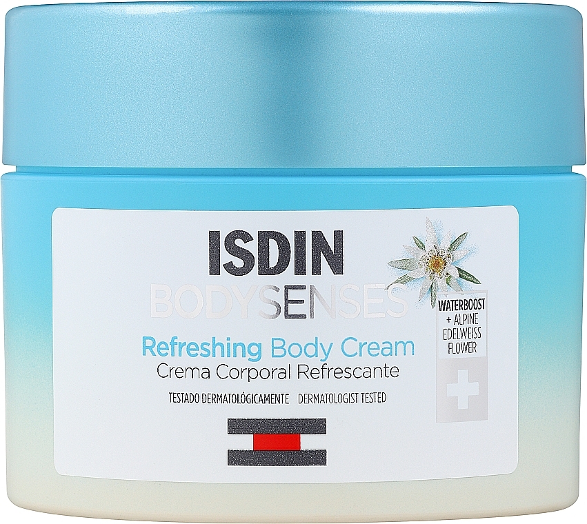 Крем для тела с эдельвейсом - Isdin BodySenses Alpine Edelweiss Flower Refreshing Body Cream — фото N1