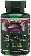 Парфумерія, косметика Харчова добавка "Буряк" - Natures Aid Organic Superfoods Beetroot